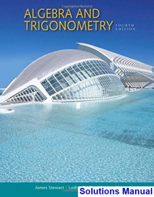 solutions manual for algebra and trigonometry 4th edition by stewart