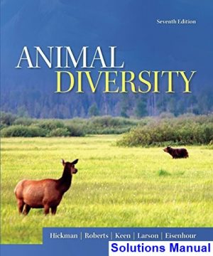 solutions manual for animal diversity 7th edition by hickman