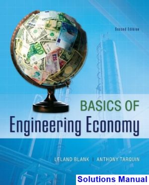 solutions manual for basics of engineering economy 2nd edition by blank