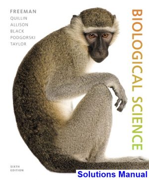 solutions manual for biological science 6th edition by freeman ibsn 9780321993755