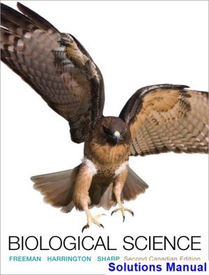 solutions manual for biological science canadian 2nd edition by freeman ibsn 9780321834843