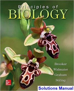 solutions manual for biology 1st edition by brooker