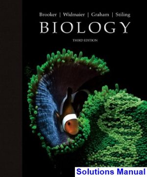 solutions manual for biology 3rd edition by brooker