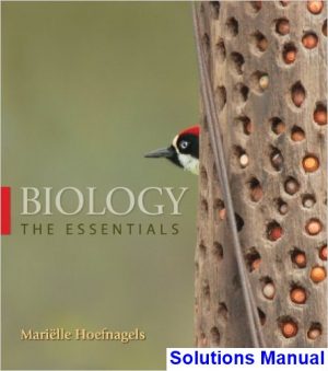 solutions manual for biology the essentials 1st edition by hoefnagels