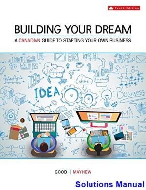 solutions manual for building your dream canadian 10th edition by good ibsn 1259106853