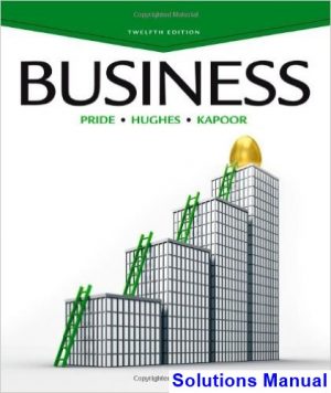 solutions manual for business 12th edition by pride