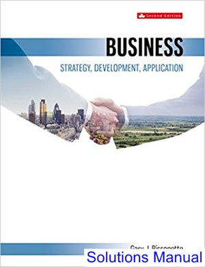 solutions manual for business strategy and development canadian 2nd edition by bissonette ibsn 1259030504