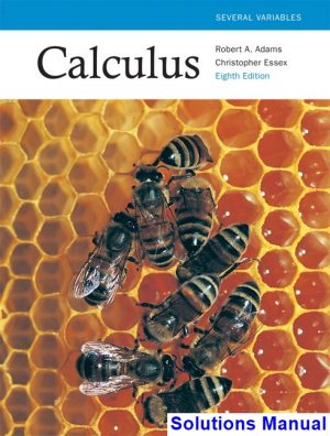 solutions manual for calculus several variables canadian 8th edition by adams ibsn 9780321880192