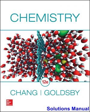 solutions manual for chemistry 12th edition by chang