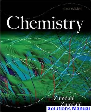 solutions manual for chemistry 9th edition by zumdahl