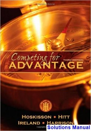 solutions manual for competing for advantage 3rd edition by hoskisson