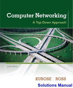 solutions manual for computer networking a top down approach 6th edition by kurose