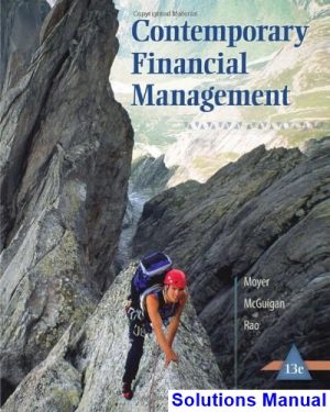 solutions manual for contemporary financial management 13th edition by moyer