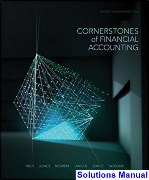 solutions manual for cornerstones of financial accounting canadian 2nd edition by rich ibsn 9780176707125