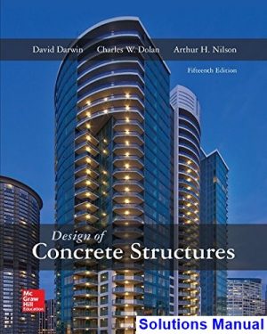solutions manual for design of concrete structures 15th edition by darwin