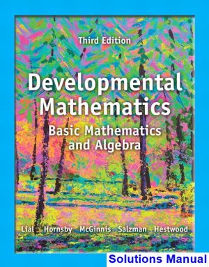 solutions manual for developmental math 3rd edition by lial