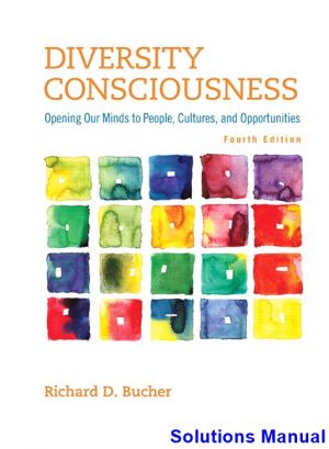 solutions manual for diversity consciousness opening our minds to people cultures and opportunities 4th edition by bucher