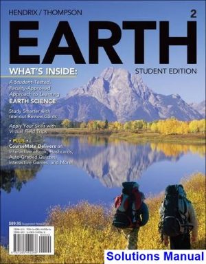 solutions manual for earth 2 2nd edition by hendrix