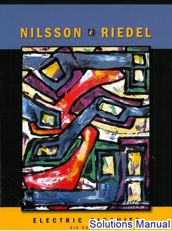 solutions manual for electric circuits 9th edition by nilsson