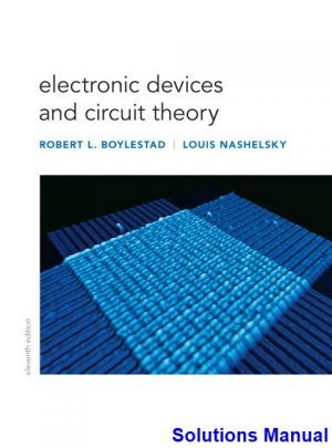solutions manual for electronic devices and circuit theory 11th edition by boylestad