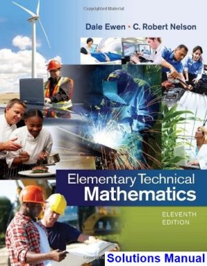 solutions manual for elementary technical mathematics 11th edition by ewen