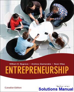 solutions manual for entrepreneurship 2008 1st edition by bygrave