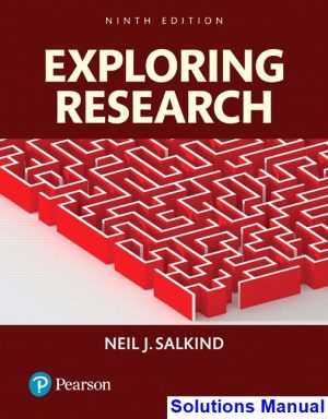 solutions manual for exploring research 9th edition by salkind ibsn 9780134625591