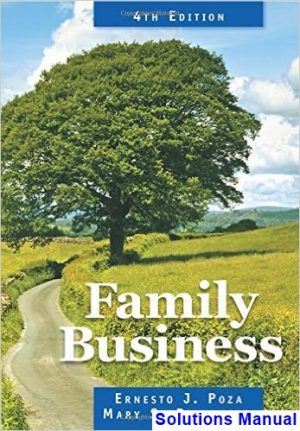 solutions manual for family business 4th edition by poza