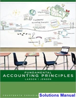 solutions manual for fundamental accounting principles canadian canadian 14th edition by larson