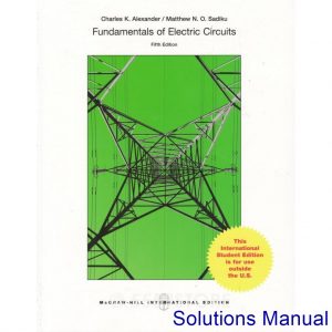 solutions manual for fundamentals of electric circuits 5th edition by alexander