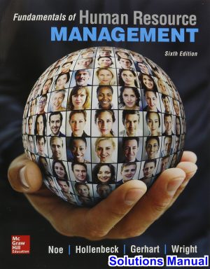 solutions manual for fundamentals of human resource management 6th edition by noe