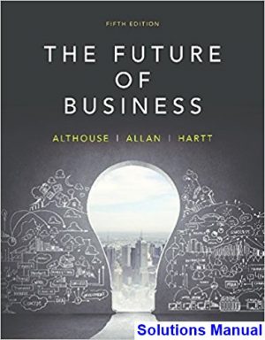 solutions manual for future of business canadian 5th edition by althouse ibsn 9780176570255