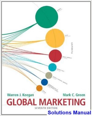 solutions manual for global marketing 7th edition by keegan
