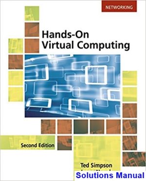 solutions manual for hands on virtual computing 2nd edition by simpson ibsn 9781337101936