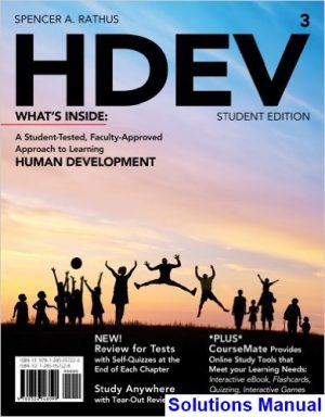 solutions manual for hdev 3rd edition by rathus