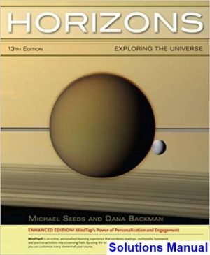 solutions manual for horizons exploring the universe enhanced 13th edition by seeds ibsn 9781305957374