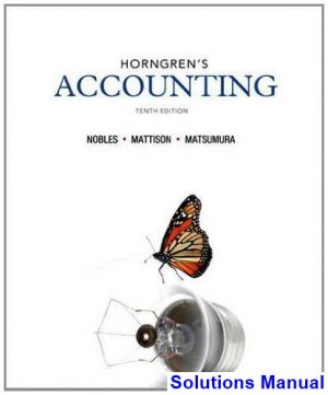 solutions manual for horngrens accounting 10th edition by nobles