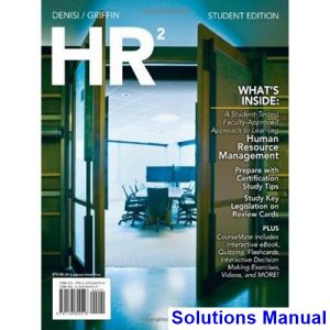 solutions manual for hr 2 0 2nd edition by denisi