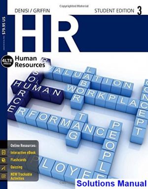 solutions manual for hr 3 3rd edition by denisi
