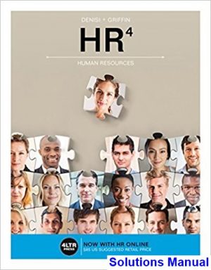 solutions manual for hr 4th edition by denisi ibsn 9781337116381