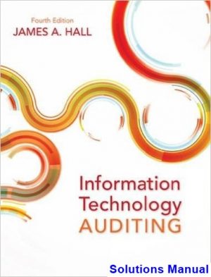 solutions manual for information technology auditing 4th edition by hall
