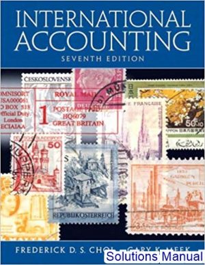 solutions manual for international accounting 7th edition by choi