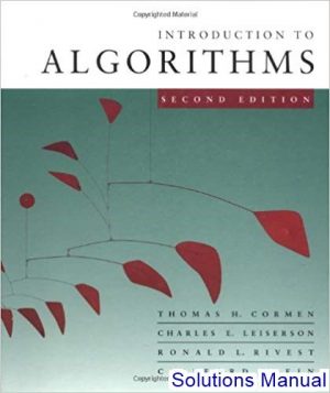 solutions manual for introduction to algorithms 2nd edition by cormen