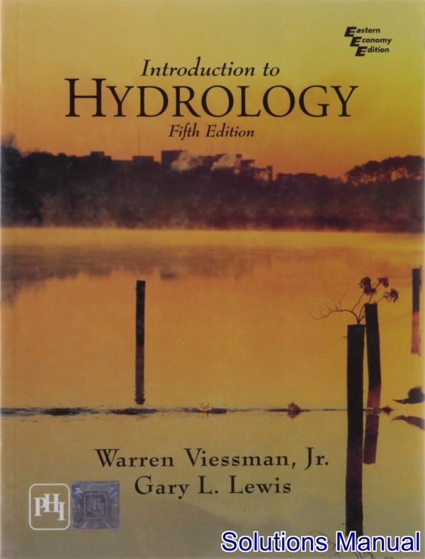 solutions manual for introduction to hydrology 5th edition by viessman