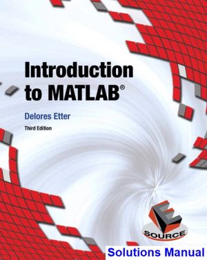solutions manual for introduction to matlab 3rd edition by etter ibsn 9780133770018