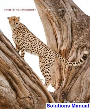 solutions manual for living in the environment 18th edition by miller
