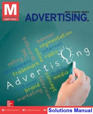 solutions manual for m advertising 2nd edition by arens