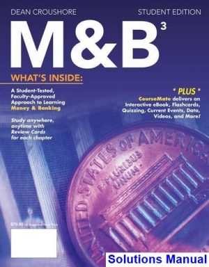 solutions manual for m and b 3 hybrid 3rd edition by dean croushore