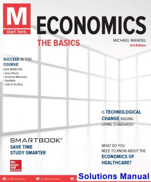 solutions manual for m economics the basics 3rd edition by mandel ibsn 0078021790