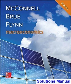 solutions manual for macroeconomics 21st edition by mcconnell ibsn 1259915670